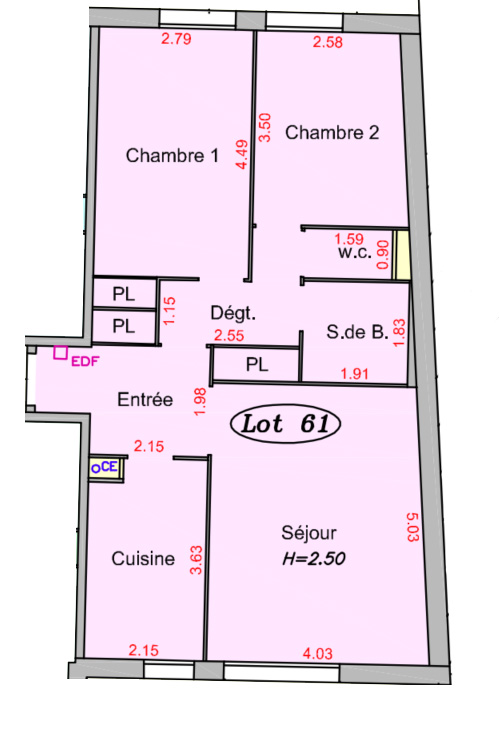 Vente Appartement 65m² 3 Pièces à Dugny (93440) - Quadral